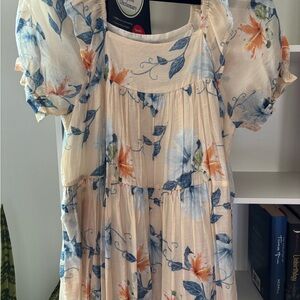 Floral Puff Sleeve Dress